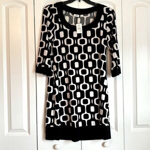 NWT JM Dress Black & White Women’s Dress